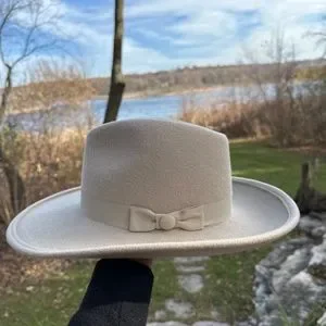 Custom made Barcelona wide brim wool felt fedora hat Free People Barcelona Felt Bolero Hat in Black | Lyst main image 3